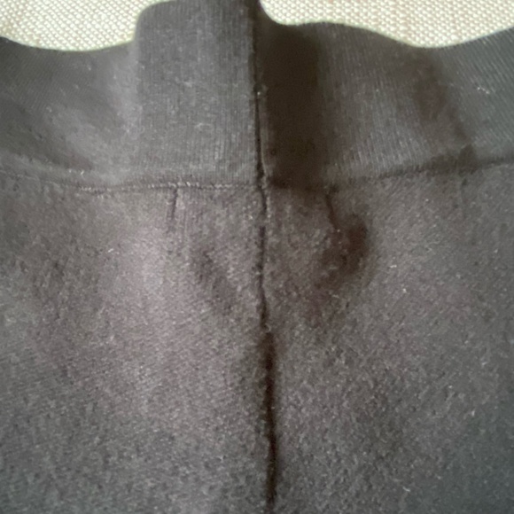 Rachel Zoe Black Sweater Knit Lounge Cropped  Pull-on Capris- Sz-M - Picture 3 of 14